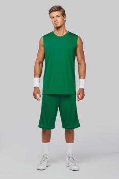 Basketbalový dres - tričko bez rukávů do V